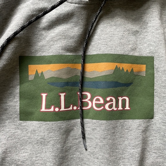 L.L. Bean Other - Llbean logo lightweight fleece summer hoodie